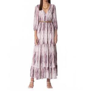 NEW TART COLLECTIONS emeline maxi dress in linear dusk